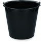 Bucket 7 l with handle Black