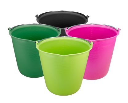 Bucket 15 l with pouring spout Pink