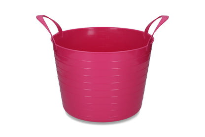 Bucket V-Trug Flexi Blue 14 l Pink