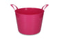 Bucket V-Trug Flexi Blue 14 l Pink