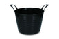 Bucket V-Trug Flexi Blue 14 l Black