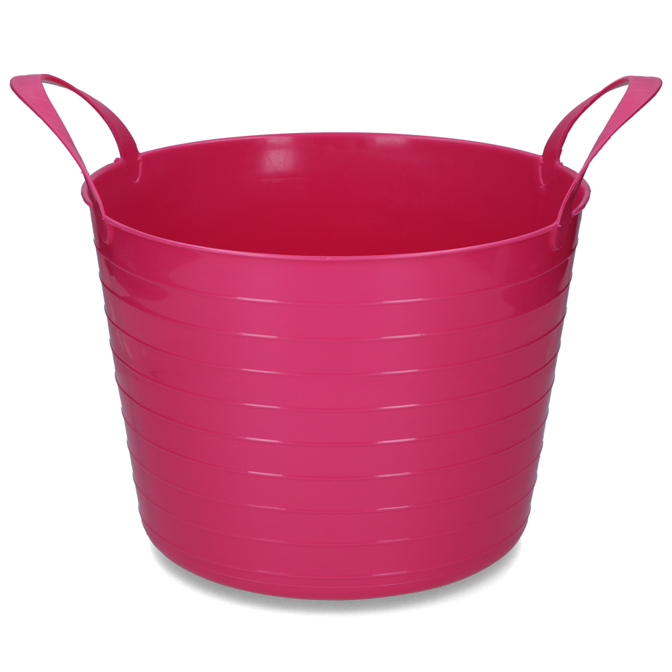 Bucket V-Trug Flexi 40 l Pink