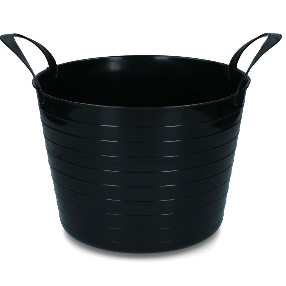 Bucket V-Trug Flexi 40 l Black