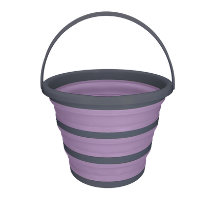 Excellent Horse Bucket Foldable Lilac/gray