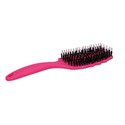 Excellent Horse Wave Brush Black Pink