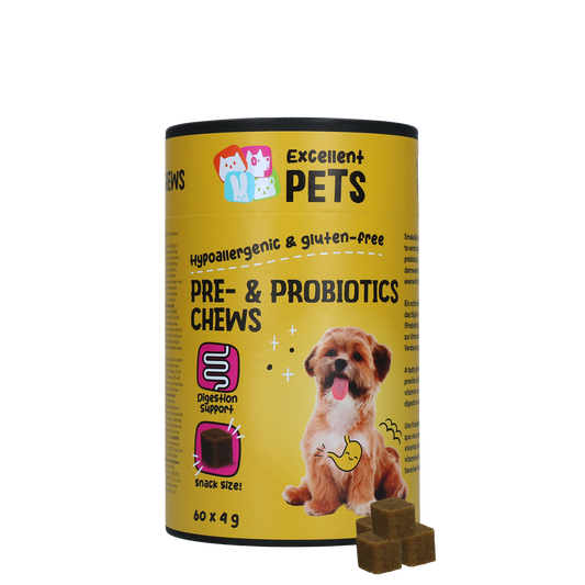 Excellent Pets Pre- és Probiotikus Rágófalatok 60 Jutalomfalat