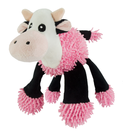 Fuzzle with 5 squeakers Cow