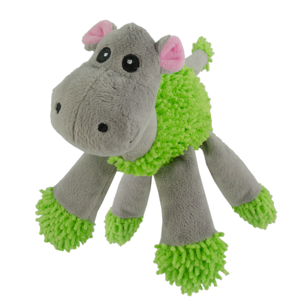 Fuzzle with 5 squeakers Hippo