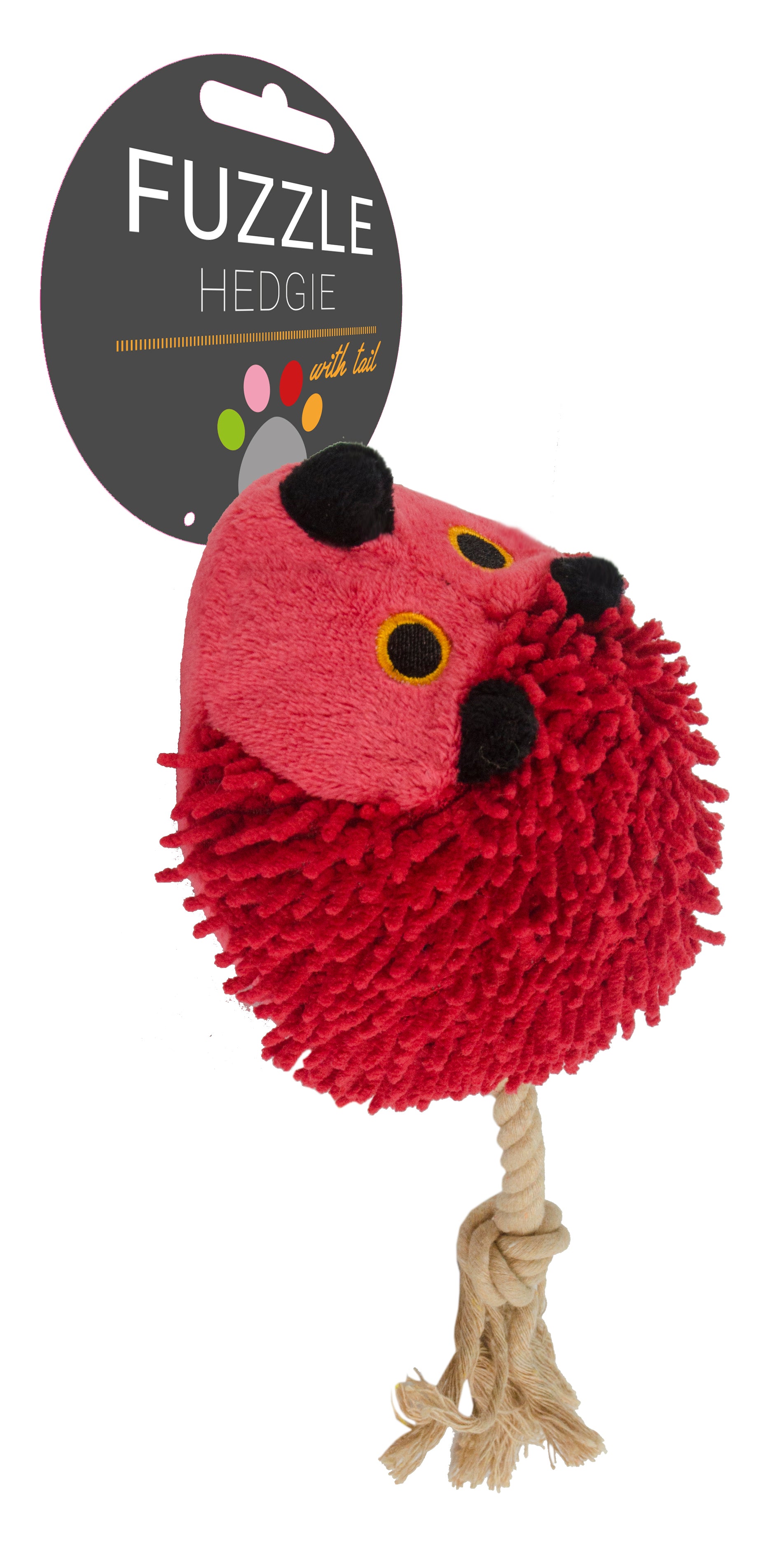 Fuzzle Hedgie With Tail Red