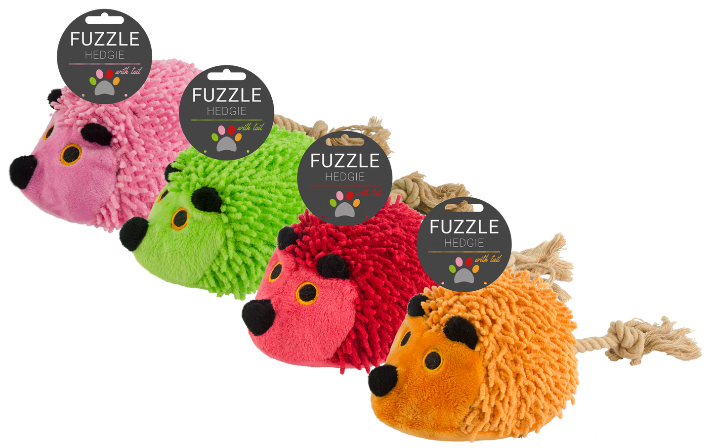 Fuzzle Hedgie With Tail Red