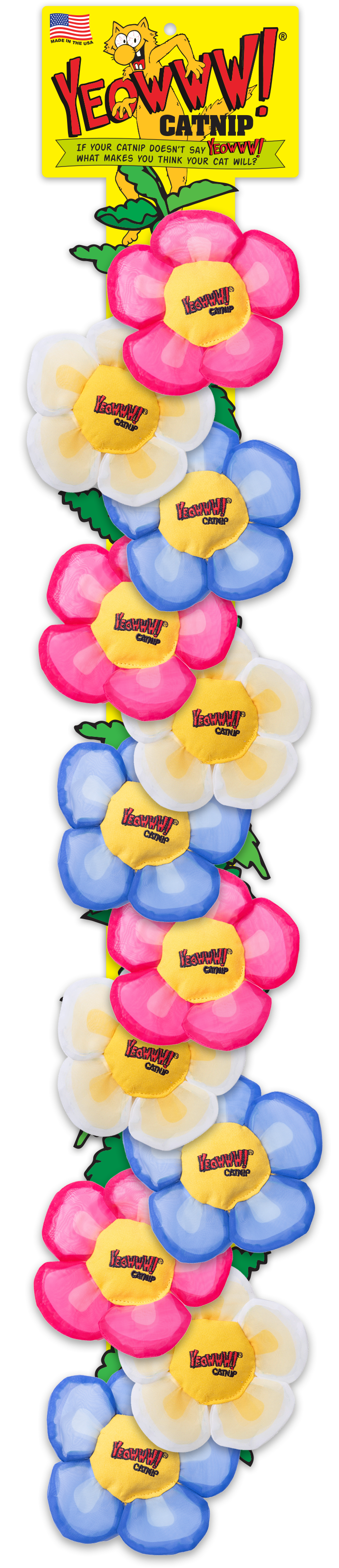 Yeowww! Display Strip Daisy's Flower Top 12 pcs.