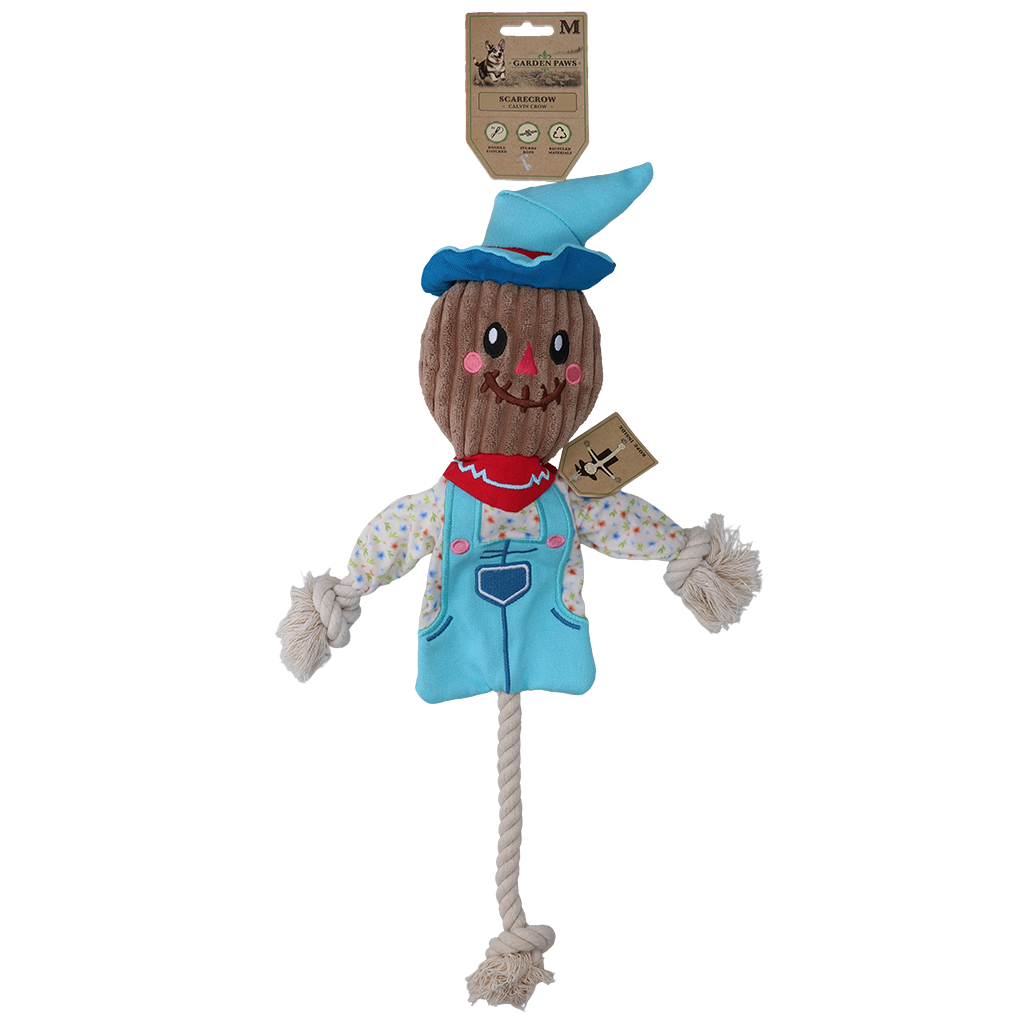 Garden Paws Scarecrow Calvin Crow M