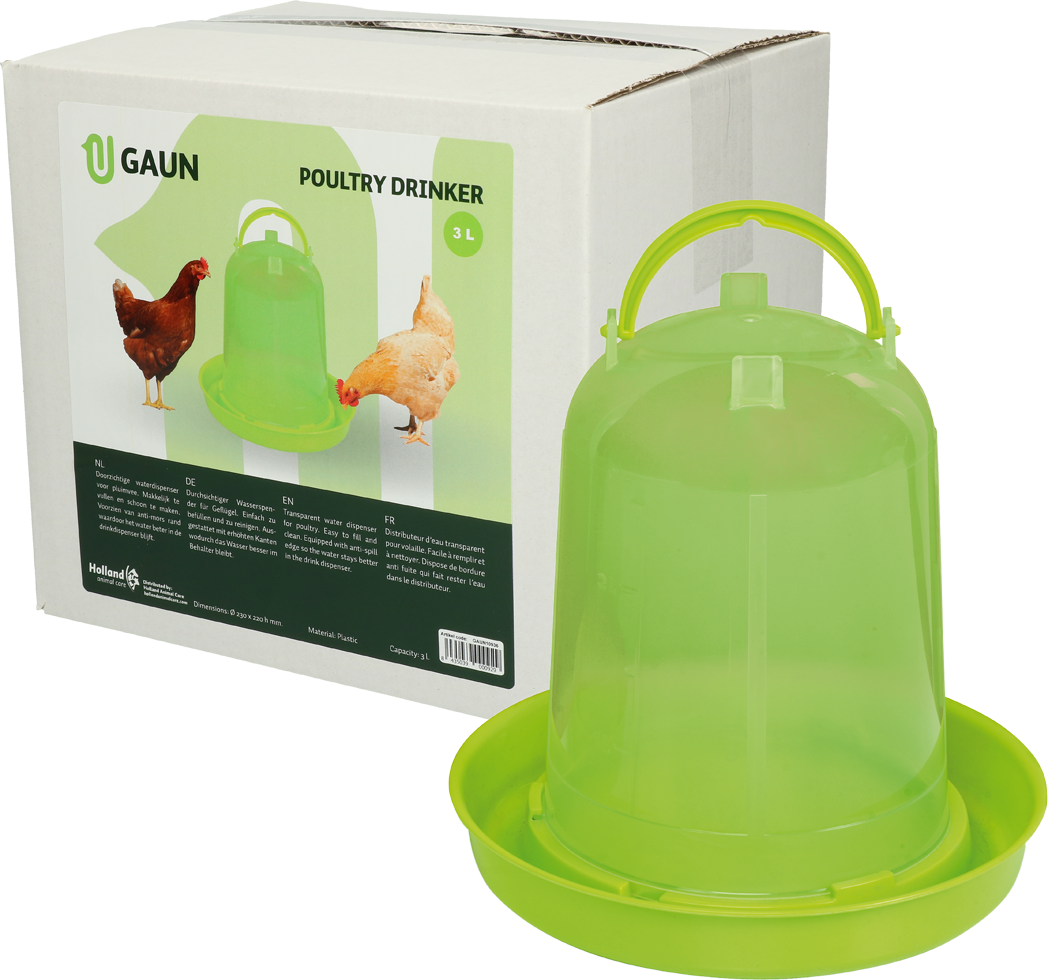 Gaun Poultry Drinker Green Lemon 3 l