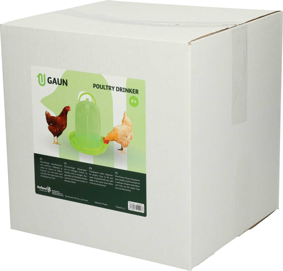 Gaun Poultry Drinker Green Lemon 5 l