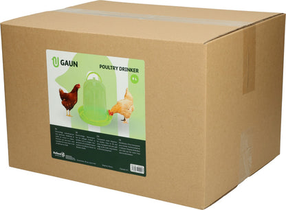 Gaun Poultry Drinker Green Lemon 8 l