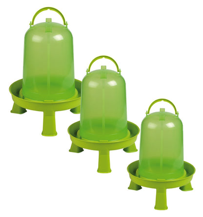 Gaun Poultry Drinker with Legs Green Lemon 1.5 l