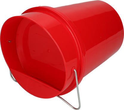 Gaun Poultry Plastic Drinking Bucket 6 l Red