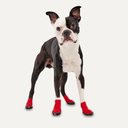 Goo-eez Dog Boots Ultras 2 Per Pack XS Red/Black