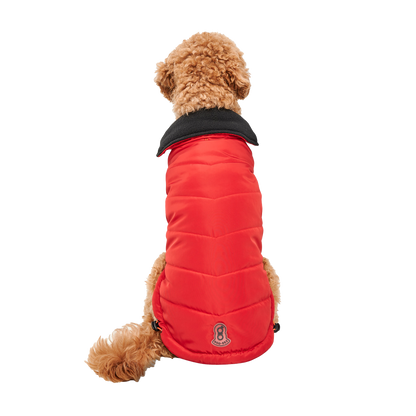 Goo-eez Mock Neck Signature Wrap Jacket XL Red/Black