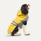 Goo-eez Reflective Hooded Raincoat L Yellow/Grey