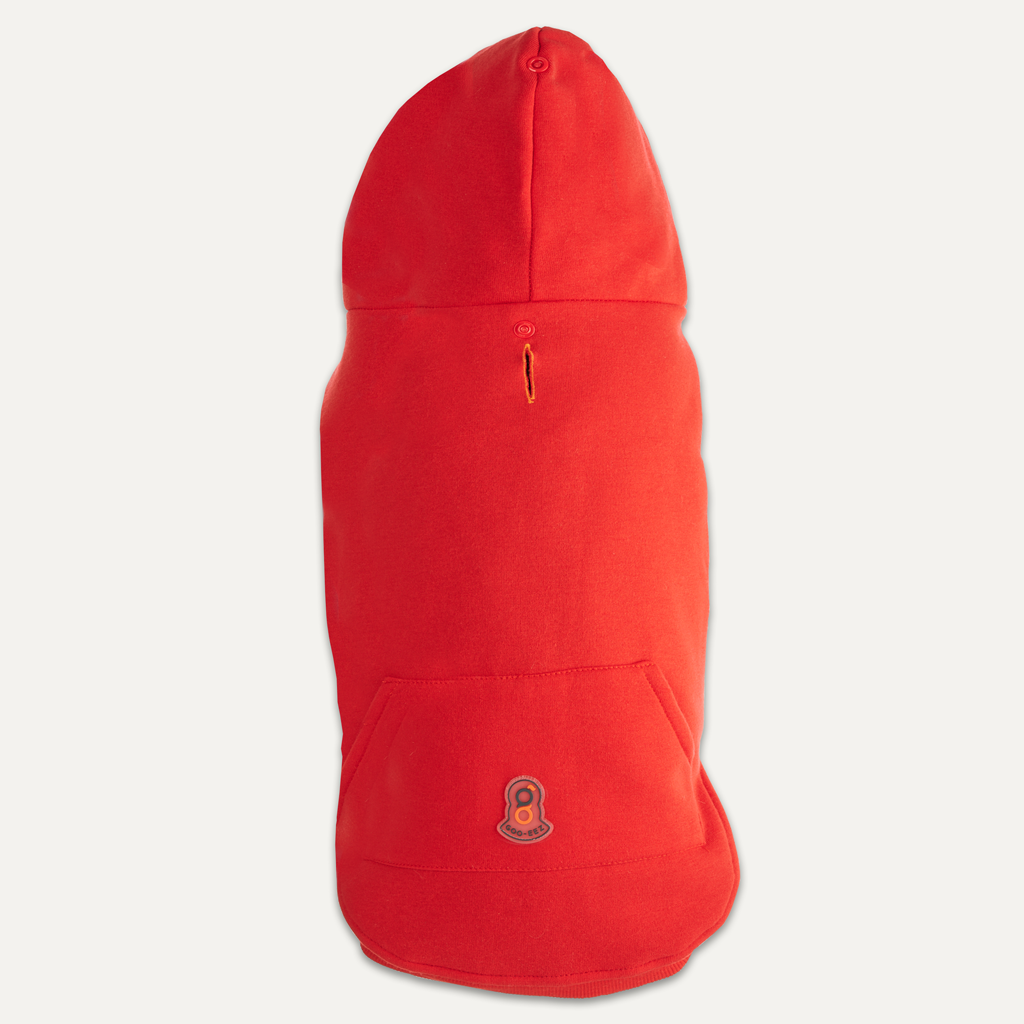 Goo-eez Kangaroo Fleece Hoodie XXS Red/Black