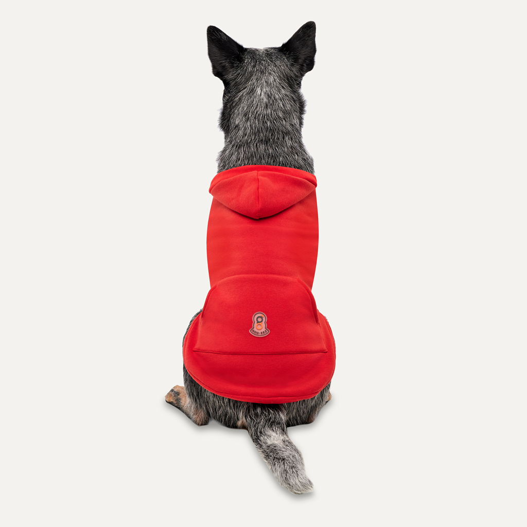Goo-eez Kangaroo Fleece Hoodie XS Red/Black