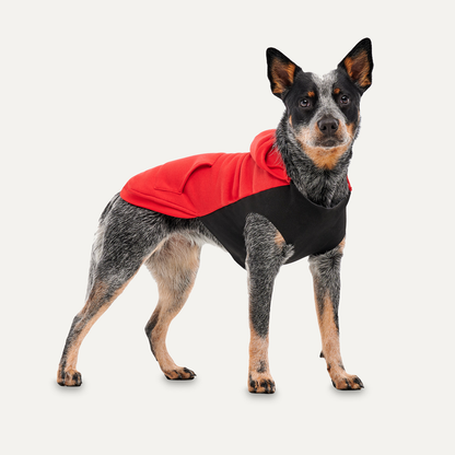 Goo-eez Kangaroo Fleece Hoodie L Red/Black