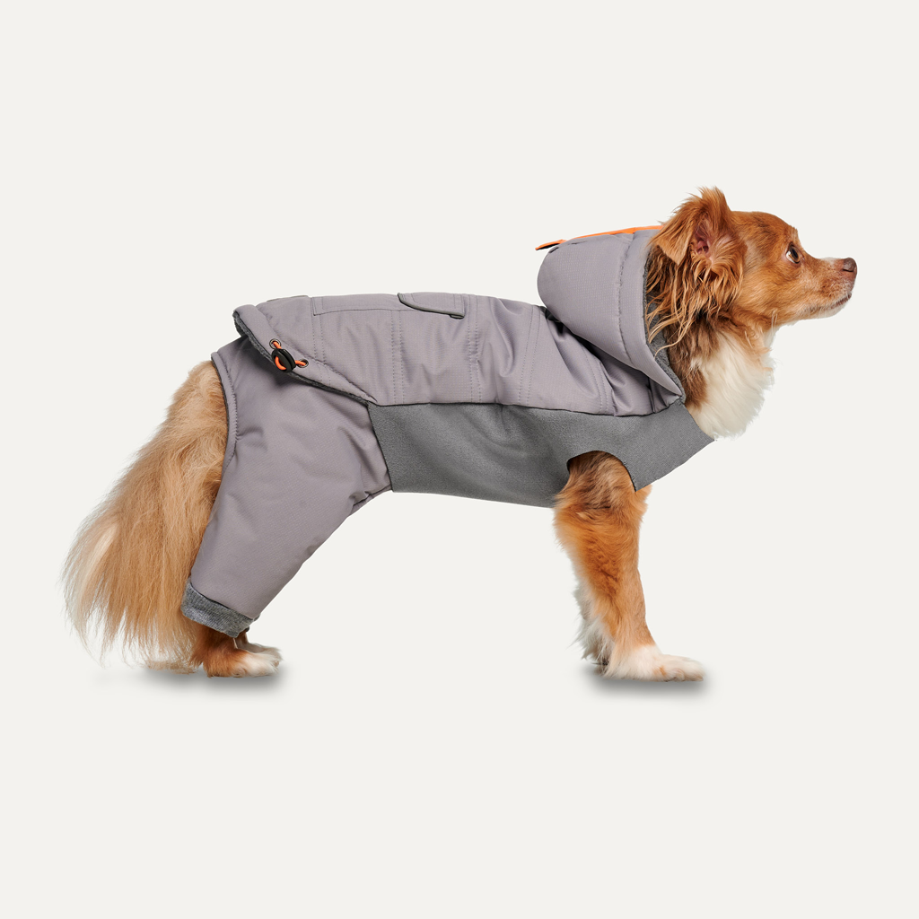 Goo-eez Hooded Full Body Snowsuit M Grey