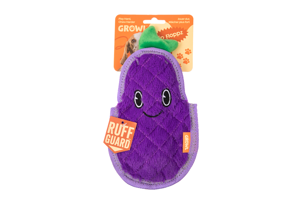 Growl Flip Floppz Eddie the Eggplant