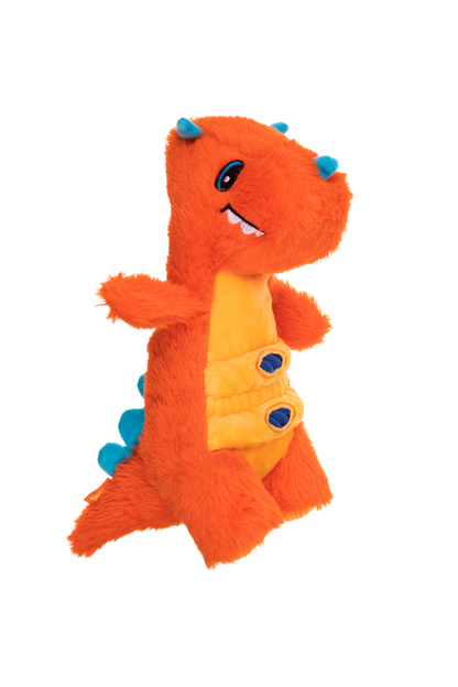 Growl Stomperz Tina the Orange Triceratops