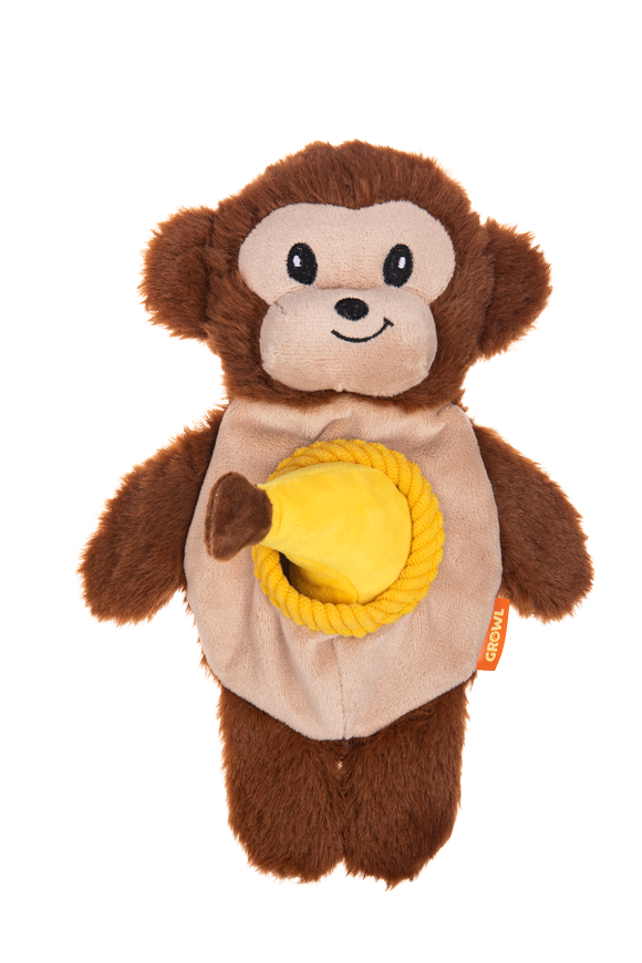 Growl Snackerz Milo the Monkey