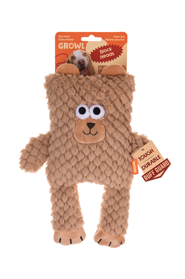 Growl Block Heads Boxy the Bear