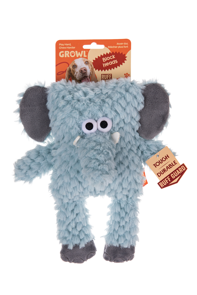 Growl Block Heads Trunky the Elephant