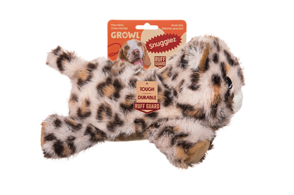 Growl Snugglez Larry the Leopard