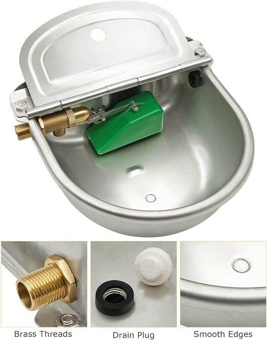 Automatikus itató rozsdamentes acélból