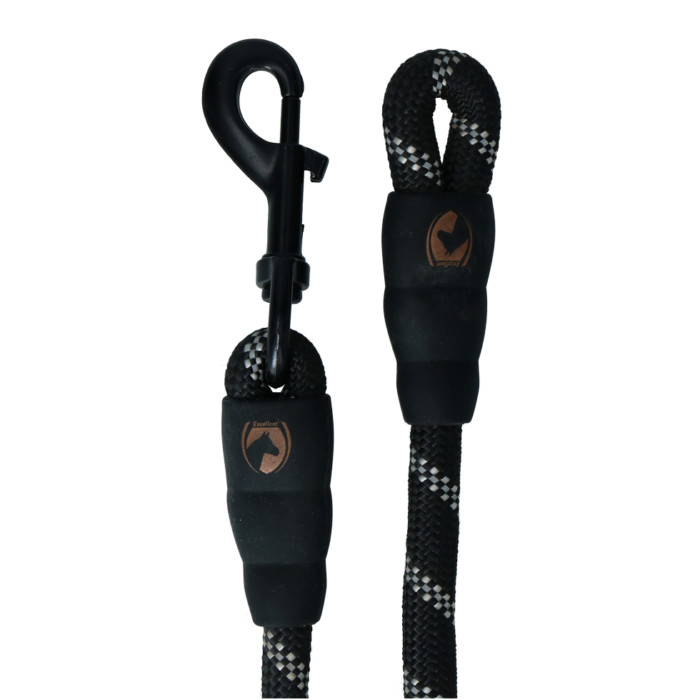 Lead rope Exclusive Reflective Black