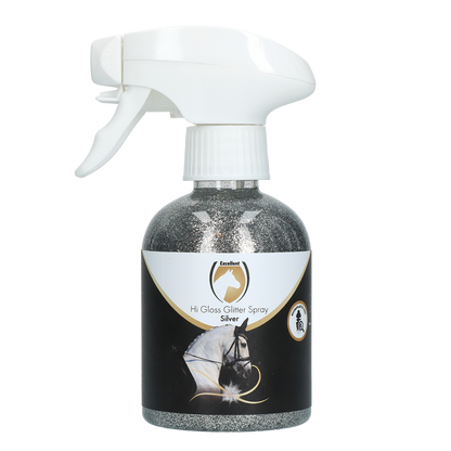 Excellent Horse Hi Gloss Glitter Spray Silver 250 ml