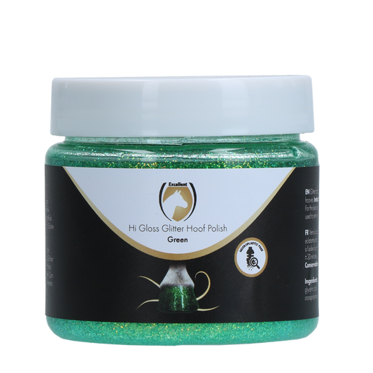 Excellent Horse Hi Gloss Csillámos Patakozmetikum Zöld 150 ml