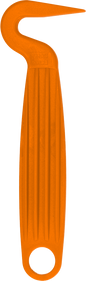 Hoof Pick Plastic Orange