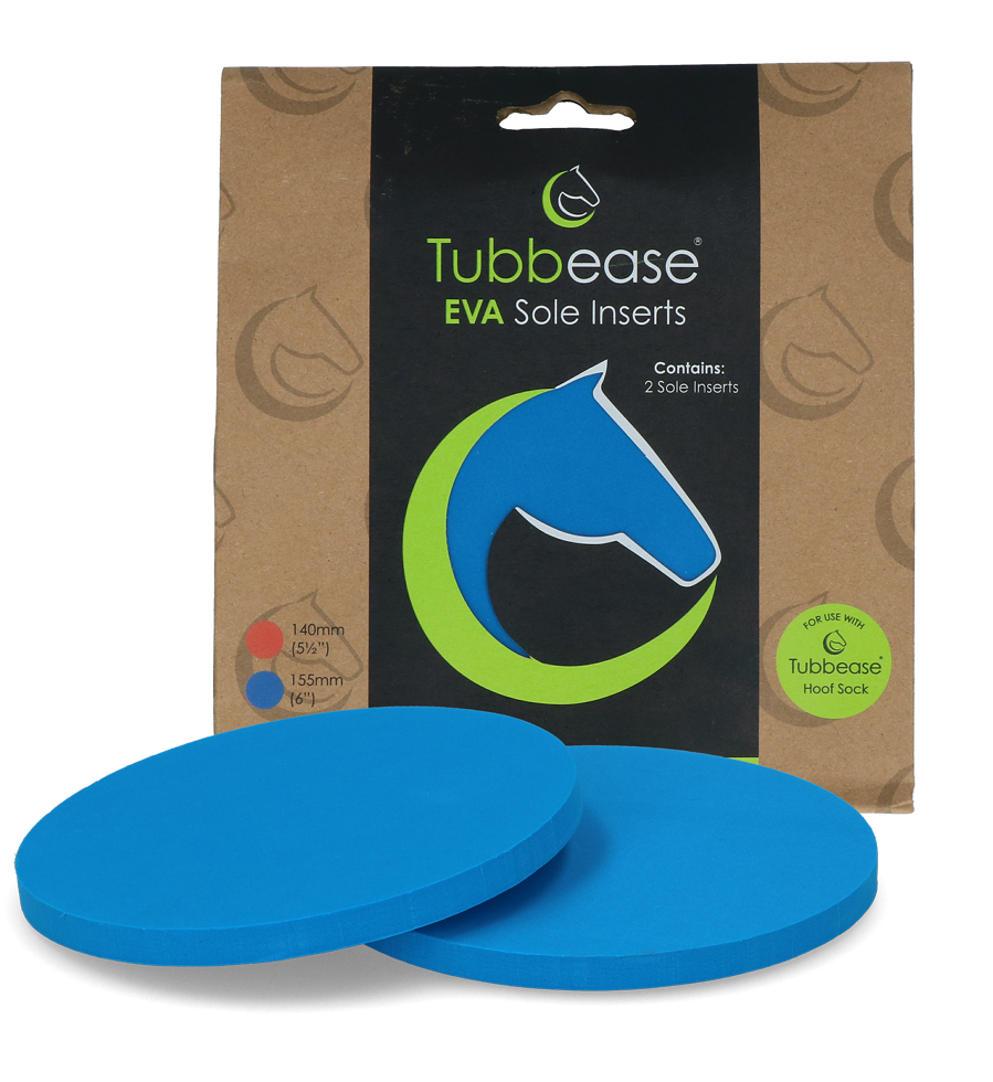 Hoof sock sole insert L 155 mm Blue