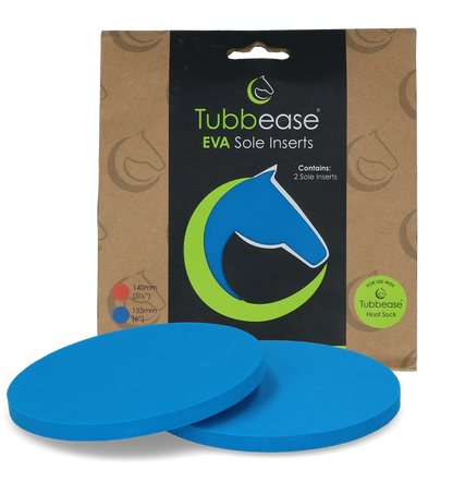 Hoof sock sole insert L 155 mm Blue