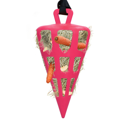Hay Slow Feeder Fun & Flex Carrot Pink