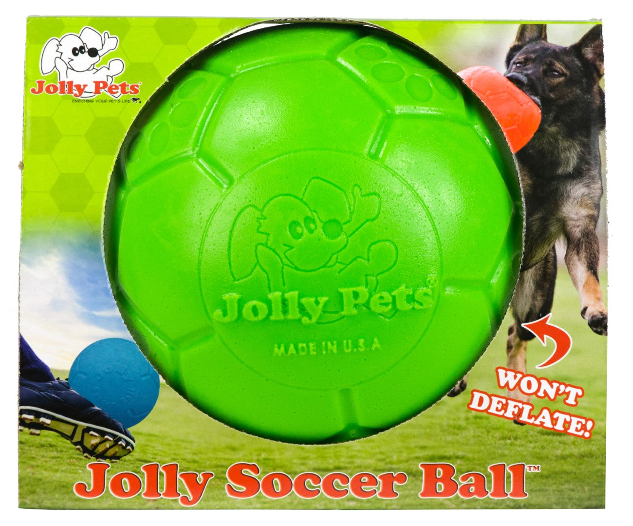 Jolly Soccer Ball Green S (15 cm)