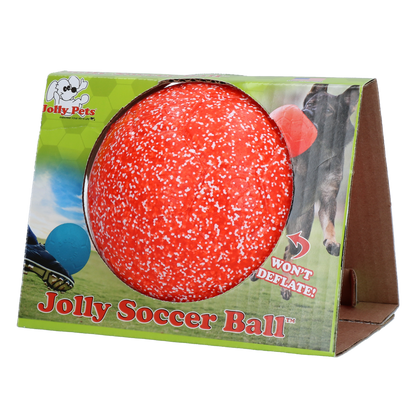 Jolly Soccer Ball Orange/White S (15 cm)