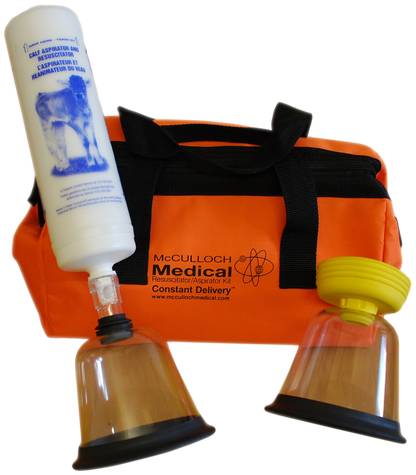 Calf rescuer respiration pump