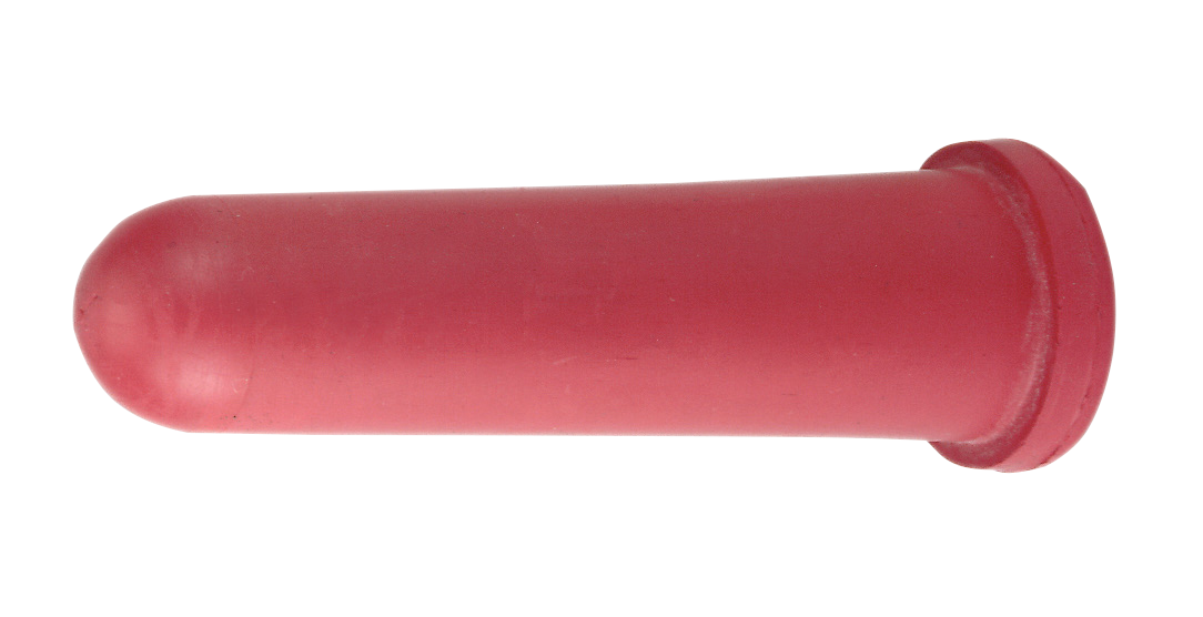 Calf bucket teat "super" 100 mm Red