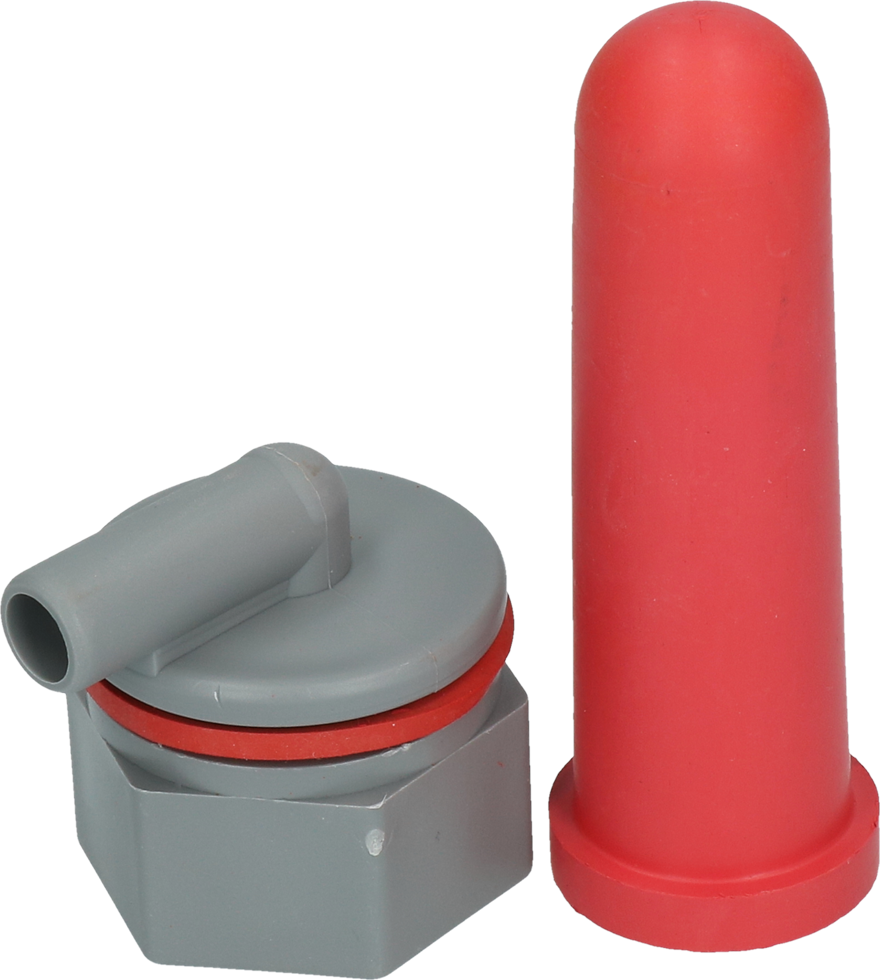 Calf bucket teat + lock separate standard