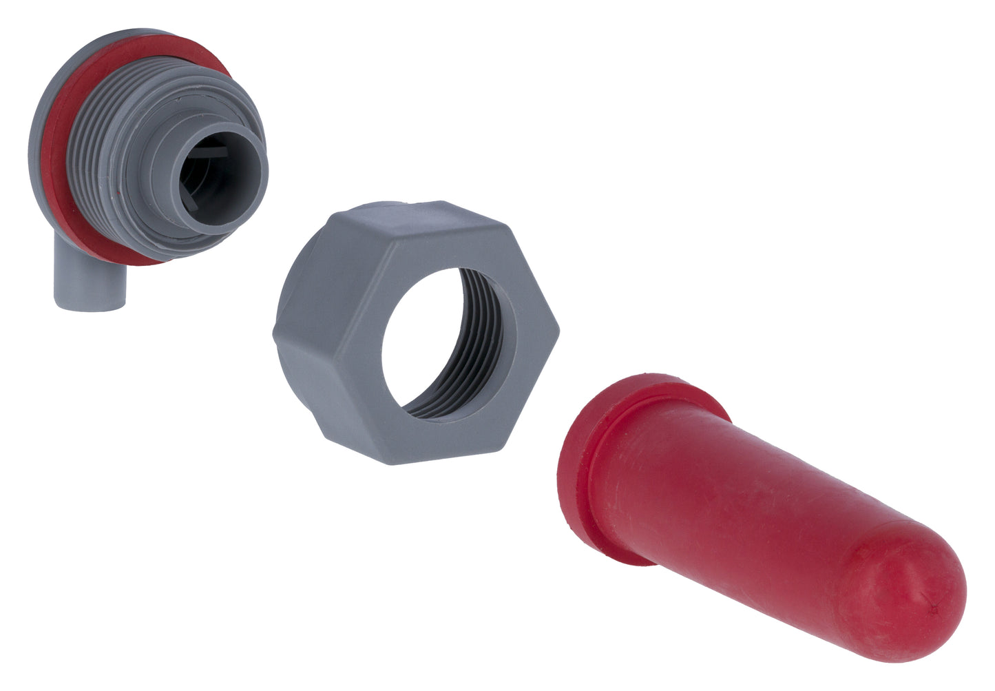 Calf bucket teat + lock separate standard