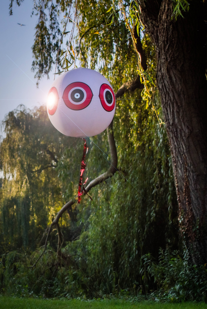 Knock Pest Scare balloon White