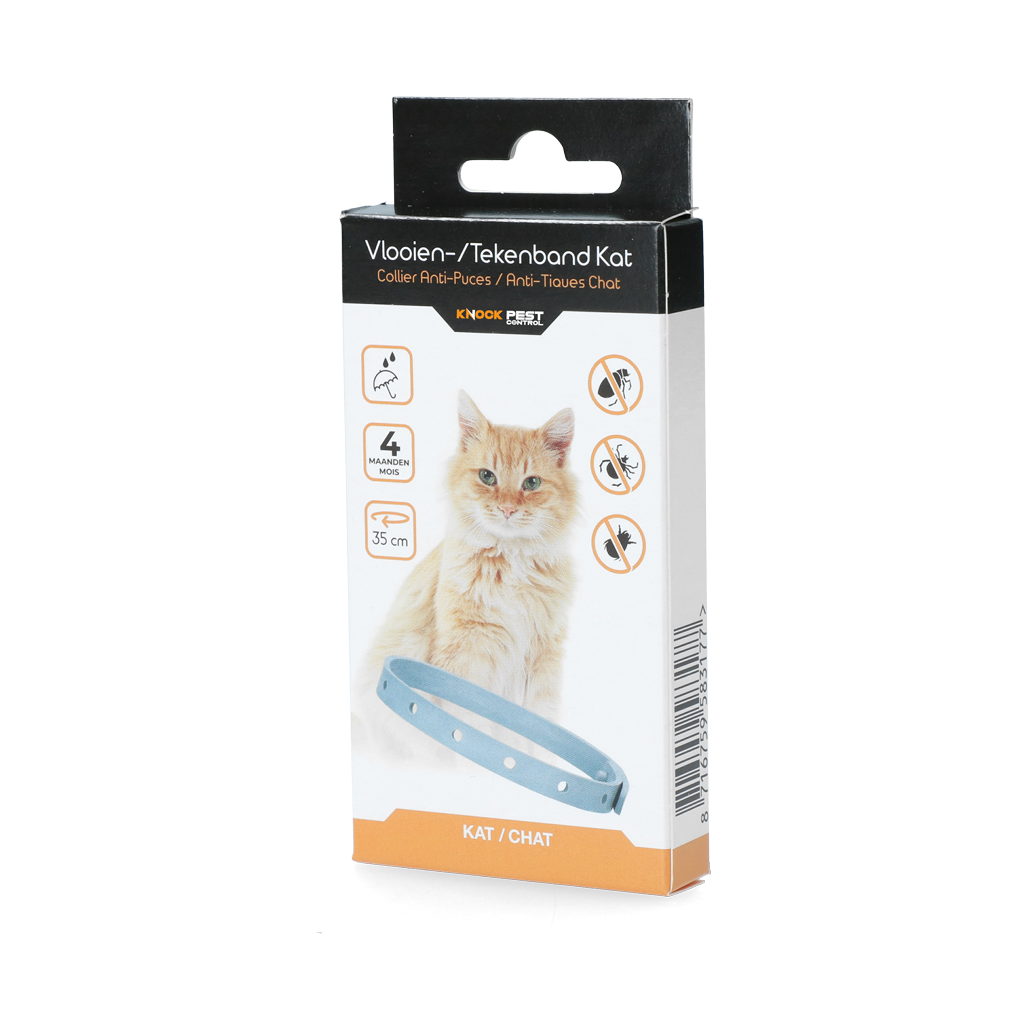 Knock Pest Flea/Tick Collar Cat 33 cm NL/FR